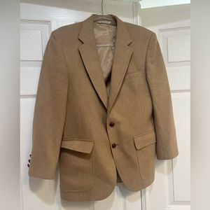 READGATE‎ EXCLUSIVELY ROBINS 100% Real Camel hair coat/ blazer in beige cream